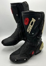 Sidi Vertigo 2 CE Moto Motorcycle Motorbike Boots Black - UK 4 EU 37 - USED