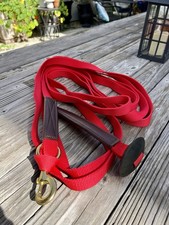 Red Equestrian Lunge Line 22