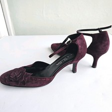 Jane Shilton Burgundy Suede 3D