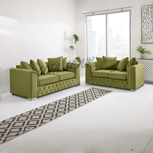 Plush naples fabric sofa - fabric,