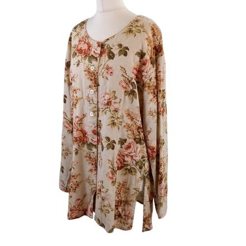 Sahara linen collarless jacket - sahara,