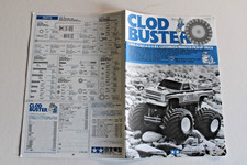 TAMIYA VINTAGE CLOD BUSTER MONSTER TRUCK BUILD MANUAL NEW CONDITION