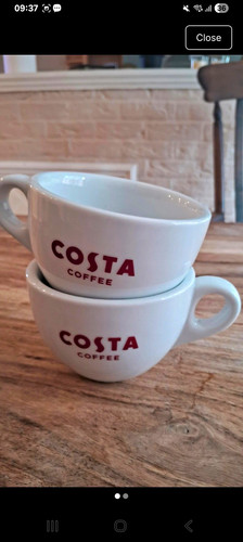 Costa coffee white ceramic - costa,
