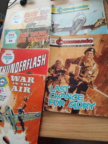 Various war comics commando