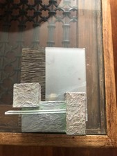 Fluval CHI Fish Tank Stone and Glass Wall Aquarium Ornament with Plant Holder