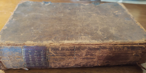 Antique book 1842 hubner - antique,