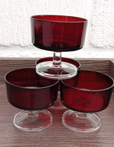 Set four vintage - set, red