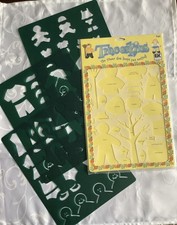 4x Tracerkins Templates- Paperkins  Paper Doll Stencils For Cardmaking 