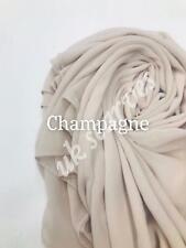 New DUBAI made Premium Plain Chiffon Maxi Hijab Scarf Shawl Head Wrap Sarong 