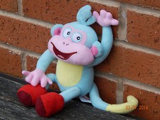 DORA THE EXPLORER -  BOOTS THE MONKEY! PLUSH SOFT TOY! 10" BRAND NEW!