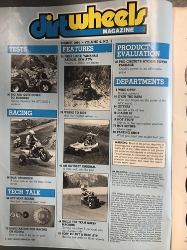 Dirt wheels magazine march - dirt,