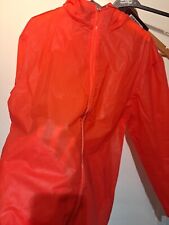 Transparent Hooded Rain Coat Jacket Pvc 46 Chest Wet Look Glanz New 