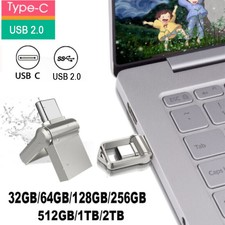 2 in 1 USB  Type C 32GB 512GB