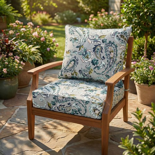 Outdoor cushion set rattan - outdoor,