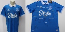 2023-24 Everton Home Shirt Squad Signed inc. McNeil, DCL & Beto + COA & Map