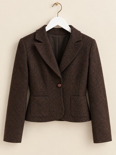 Women brown virgin wool - brown,