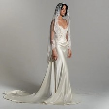 Draped Satin Skirt Basque