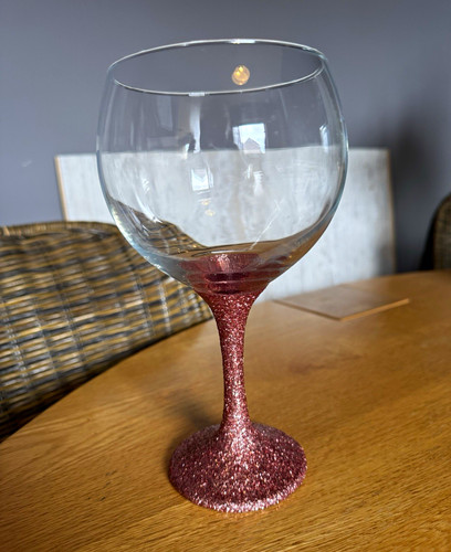 Large glitter stem gin - large,