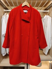 WINDSMOOR COAT UK 14  RED WOOL