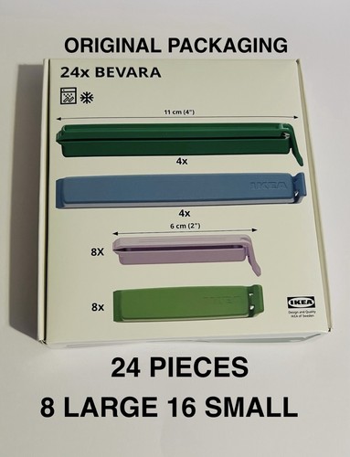 24x ikea bevara reusable - reusable, food