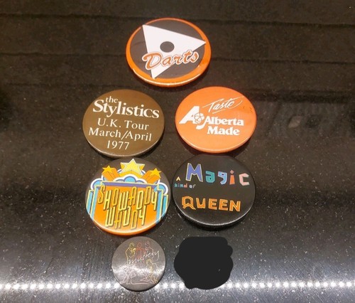 Pin badges 1970s queen - pin,