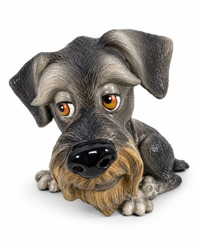 Schnauzer dog ornament 10cm - schnauzer,