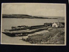 VINTAGE BUTLER N IRELAND POSTCARD HARBOUR PORT BALLINTRAE ANTRIM NR PORTRUSH
