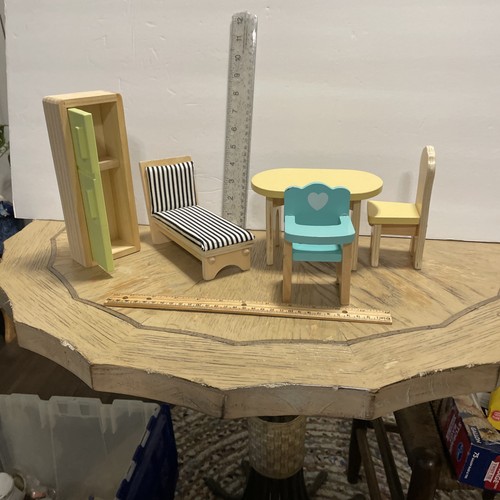 Misc doll house furniture - doll,