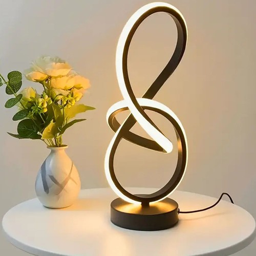 Matt black twist table - matt,