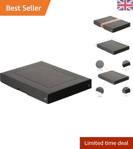 Stylish black storage box - a4,