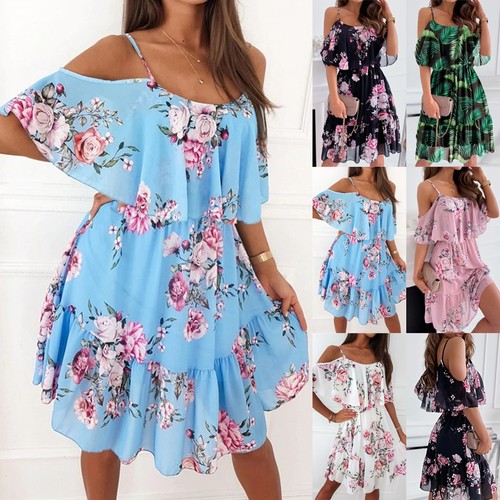 Ladies chiffon floral mini - ladies,