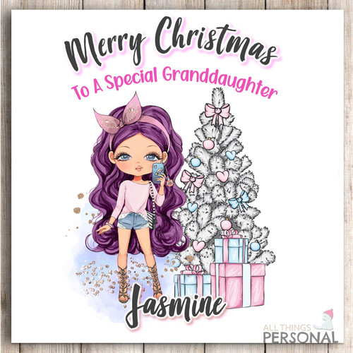 Selfie christmas card - selfie,