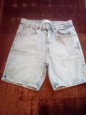 Zara Men’s blue Denim Shorts eur 38 uk 30w