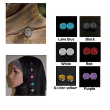 12 x Magnetic Round Hijab Pin