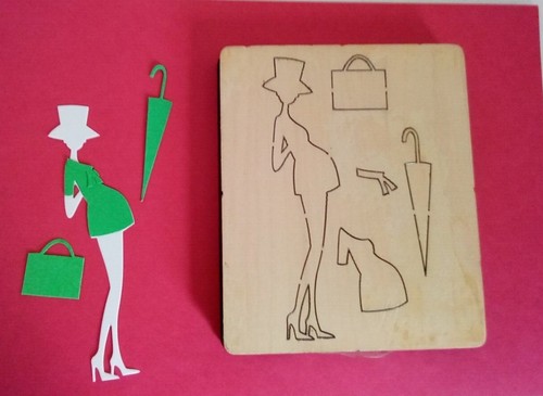 Wooden cutting die - cutting, pregnant