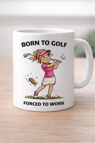 Funny golf mug - for, her