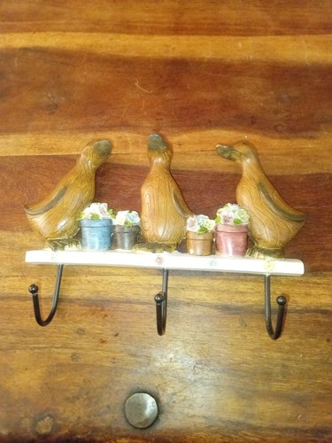 Duck flower pot coat hook - coat,