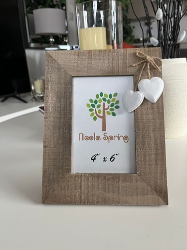 Rustic white hearts photo - white,