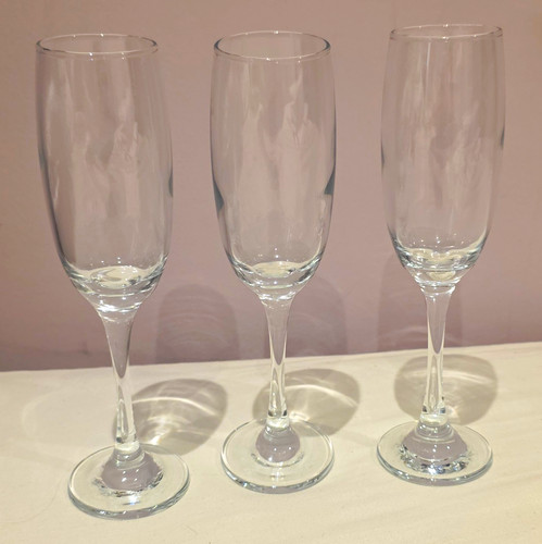 Set clear glass stemmed - clear,