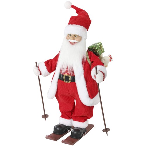 2ft singing skiing santa - 2ft,