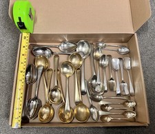EPNS Spoons assorted sizes Job Lot