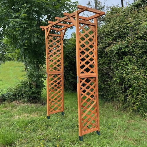 Wooden garden arch - wooden,