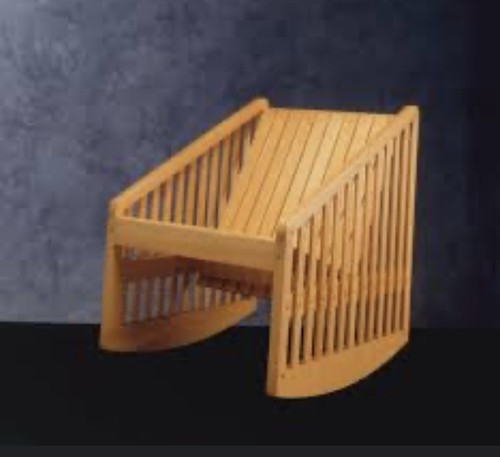 Mid century wooden chair - chair, by