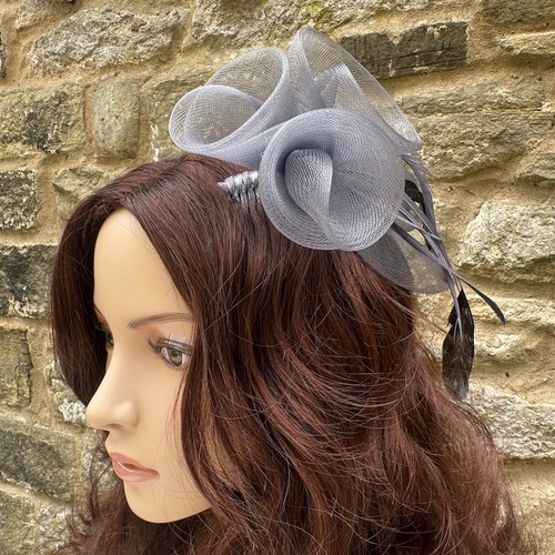 Silver grey coiled mesh - coiled,