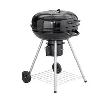 Home 56cm Kettle Charcoal BBQ - Black - 1 Year Guarantee