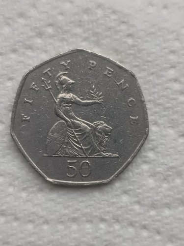 50p coin britannia - 50p,