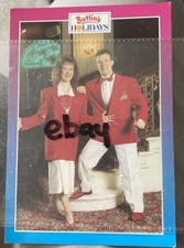 BUTLINS POSTCARD UNUSED OF FEMALE & MALE REDCOATS IN VINTAGE REDCOAT WEAR