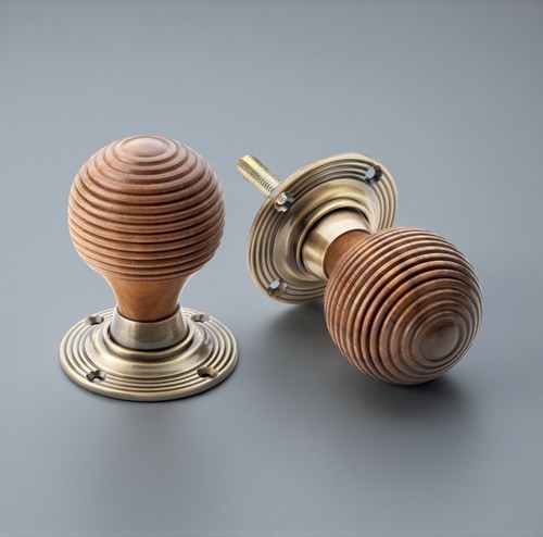 Pairs rosewood antique - rosewood, brass