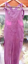 LUCY And YAK purply/ Pink Cargo Dungarees Size 12R With Leg Poppers
