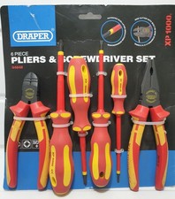 Draper 94848 XP1000® VDE Screwdriver and Pliers Set 6 Piece Ex display 